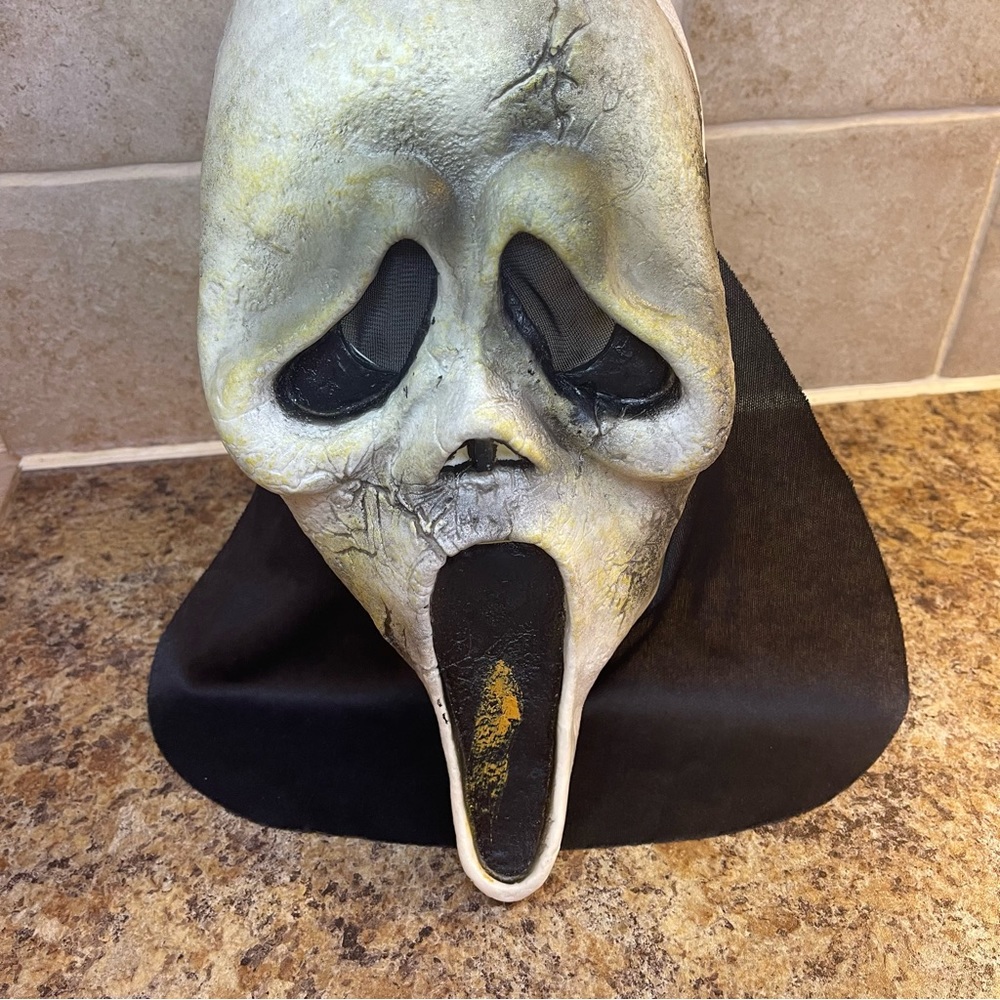 Ghost Face Zombie Mask Fun World Easter Unlimited 2010 Halloween Mask No Shroud